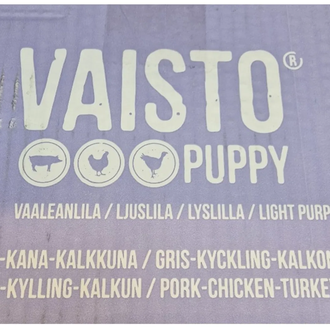 MUSH Vaisto Puppy lyslilla gris kalkun kylling 10 kg til hvalpe