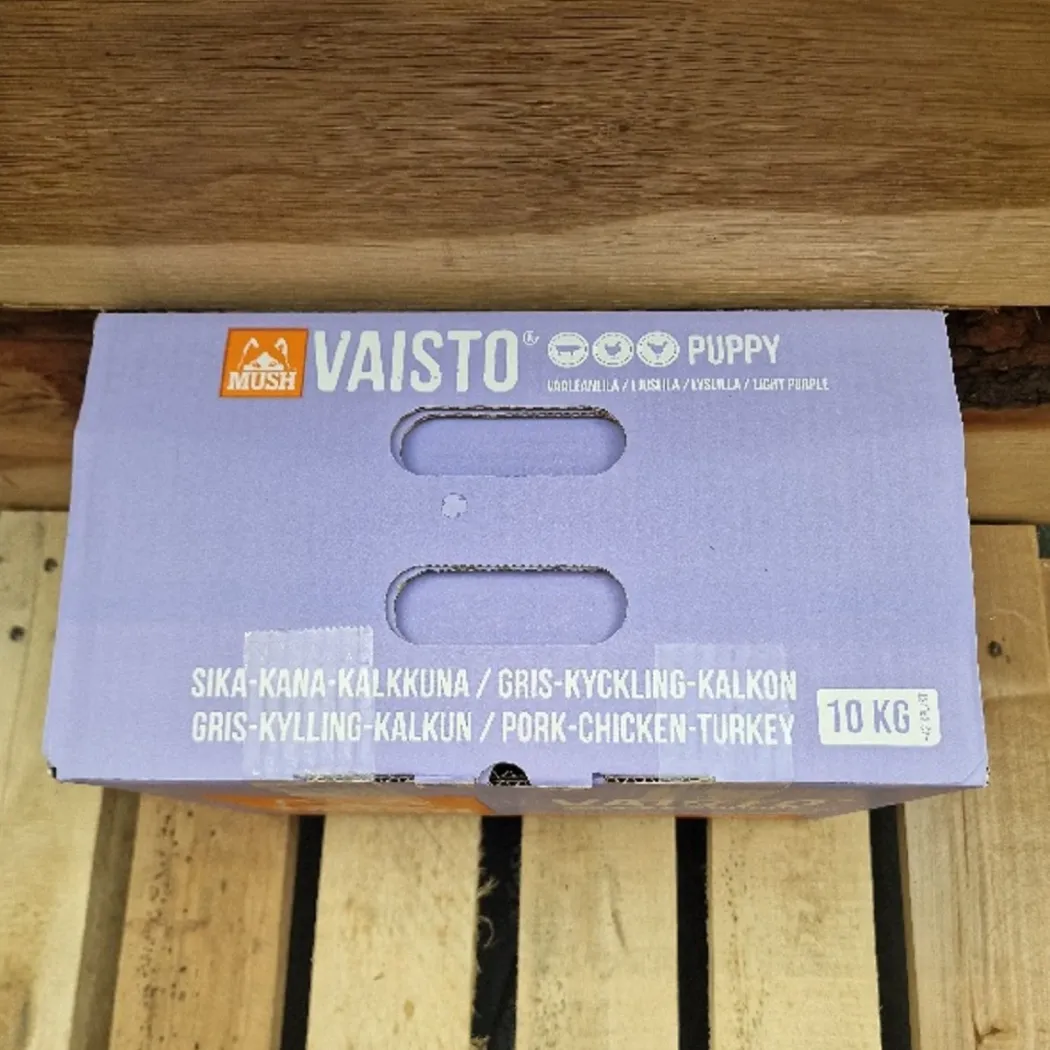 MUSH Vaisto Puppy lyslilla gris kalkun kylling 10 kg til hvalpe