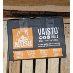 MUSH Vaisto Sort Gris Kylling Lam 10 kg - råfoder til voksne hunde