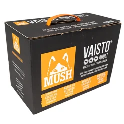 MUSH Vaisto Sort Gris Kylling Lam 10 kg - råfoder til voksne hunde