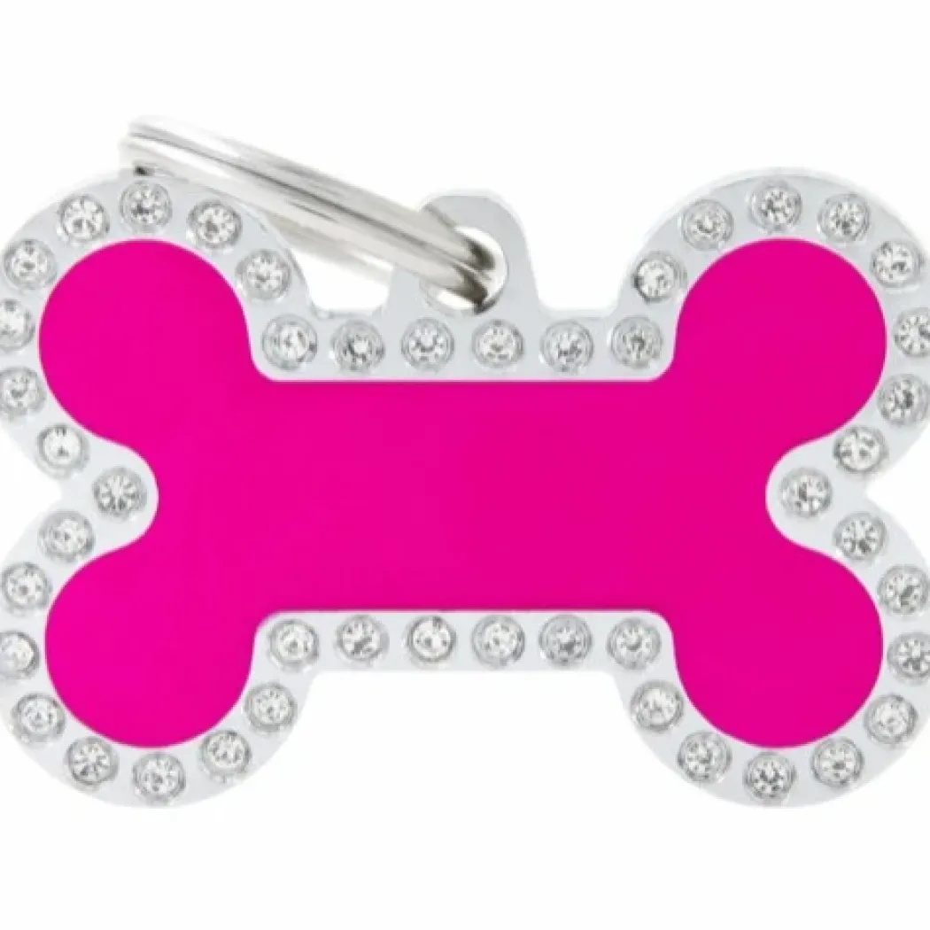 My Family Glamour Ben hundetegn stor pink