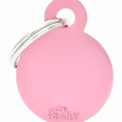 My Family Hundetegn Basic Cirkel pink lille