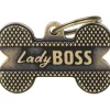 My Family Hundetegn Ben Large Lady Boss Guld