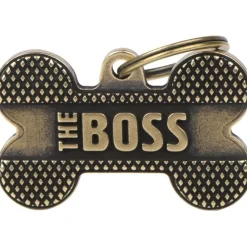 My Family Hundetegn Ben Large Boss Guld