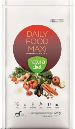 Natura Diet Daily Maxi Hundefoder 12 kg - Sund ernæring til store hunde