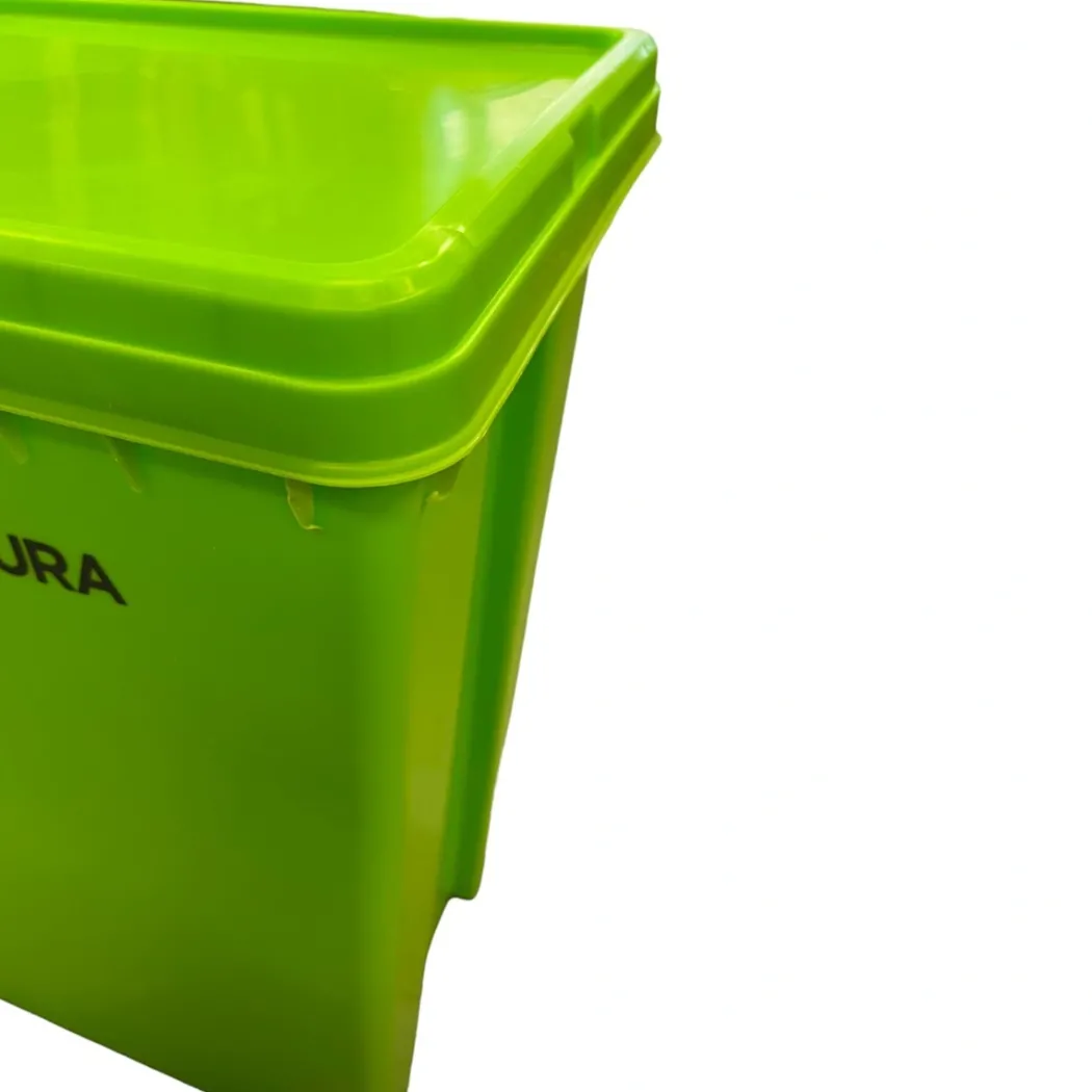 Natura Diet Firkantet Foderspand 15 kg - Praktisk opbevaring af hundefoder
