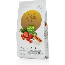 Natura Diet Fisk og Ris Mini Hundefoder 500 g - Sundt og naturligt til små hunde