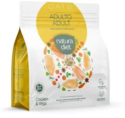 Natura Diet Kattefoder Adult Kylling 400 g - naturligt tørfoder til voksne katte