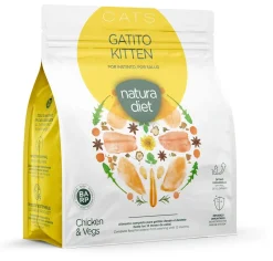 Natura Diet Kattefoder Killing Kylling 400 g - naturligt tørfoder til killinger
