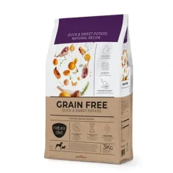 Natura Diet Kornfri And og sød kartoffel 3 kg - kornfrit tørfoder til hunde