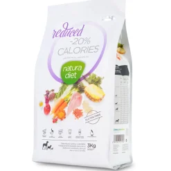 Natura Diet Reduced -20% kalorier hundefoder 3 kg - tørfoder til overvægtige hunde