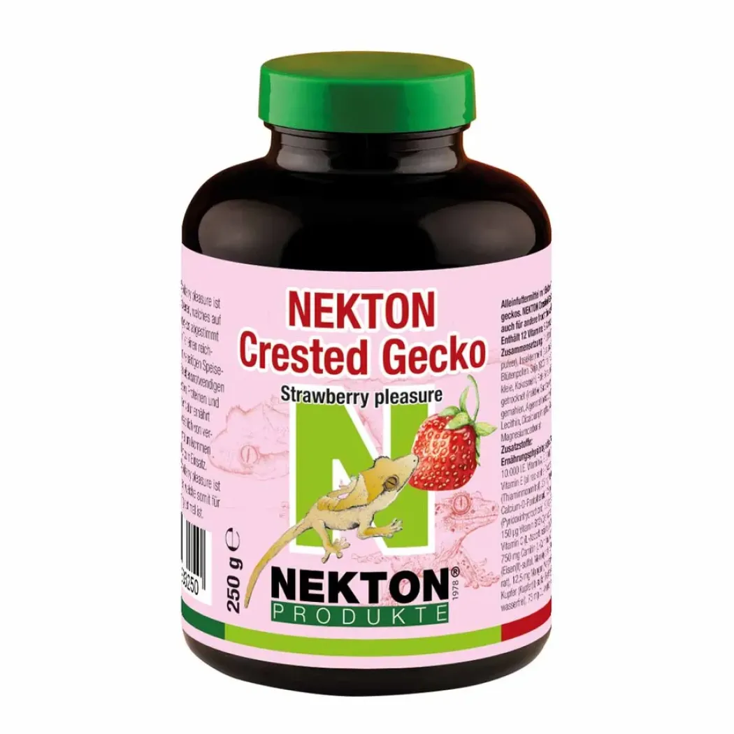 Nekton Crested Gecko jordbær 250 g - Foder til frugtædende gekkoer