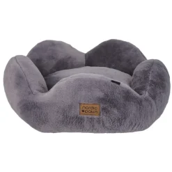 Nordic Paws Flora plys hundeseng Small 57 x 57 cm Grå
