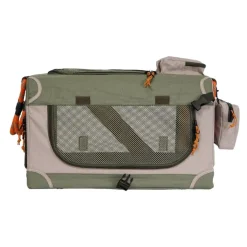 Nordic Paws Foldbart luksus hundebur i stof Army M - komfort og ro