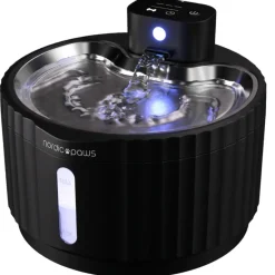 Nordic Paws Glacia trådløs vandfontæne sort 2,8 L