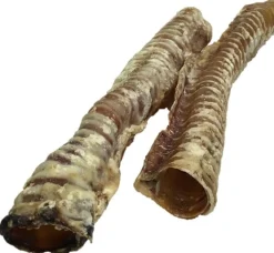 Okse luftrør 25-30 cm (2 stk) - Naturlige hundesnacks