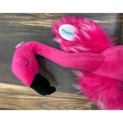 Pawise Flamingo Hundelegetøj med Reb - sjov bamse i plys