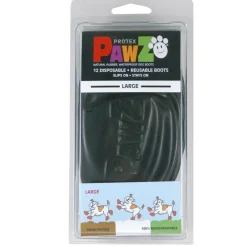 Pawz hundesko Large 10,2 cm sort