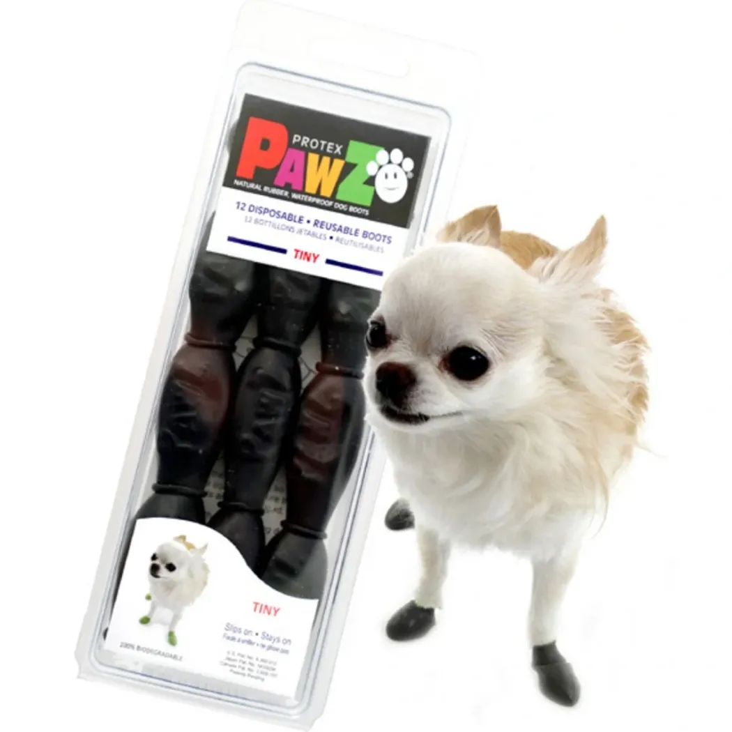 Pawz hundesko Tiny 2,5 cm sort