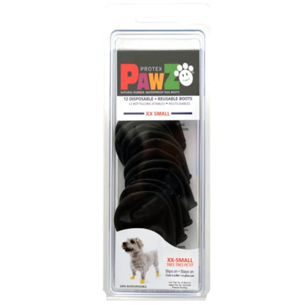 Pawz hundesko XX-Small 3,8 cm sort