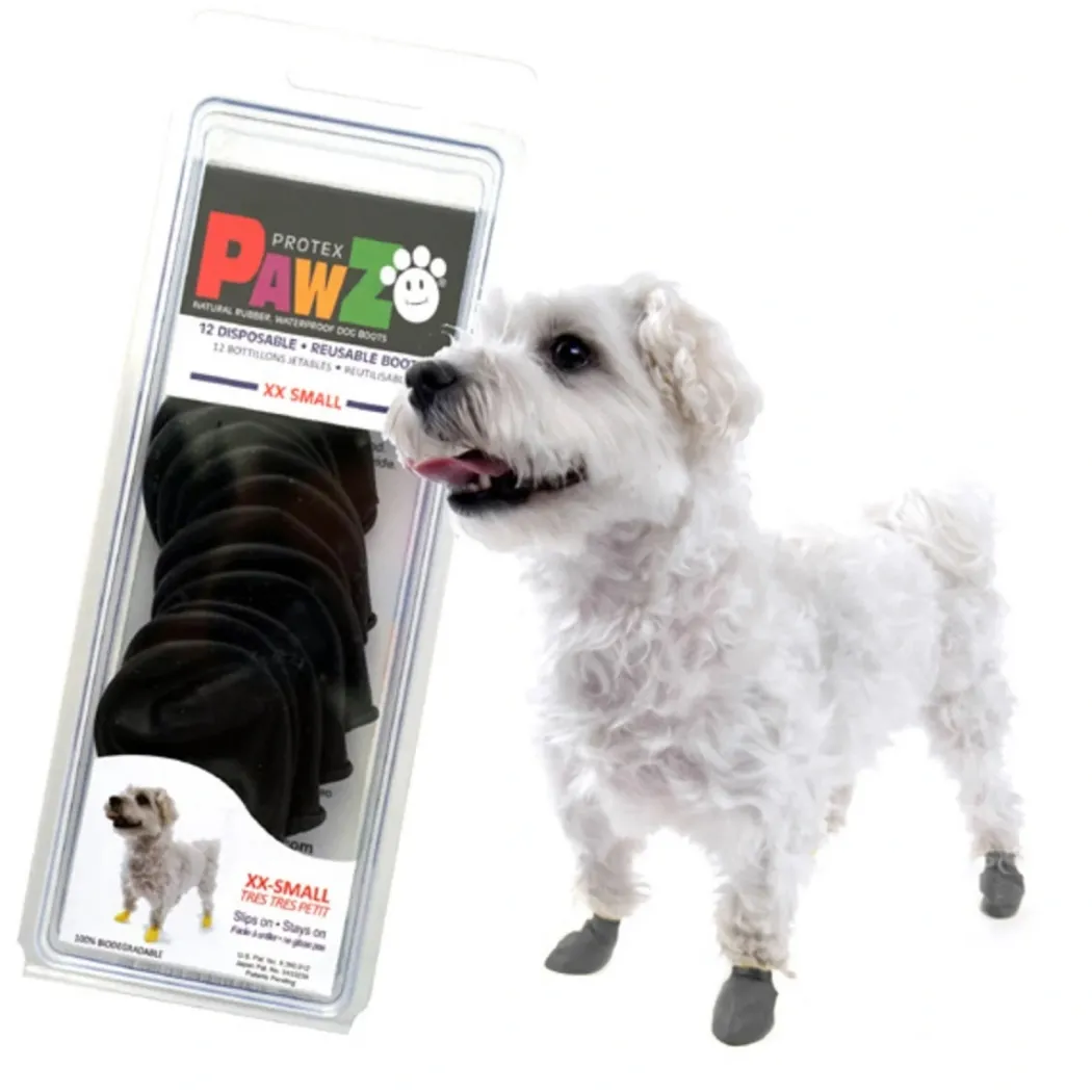 Pawz hundesko XX-Small 3,8 cm sort
