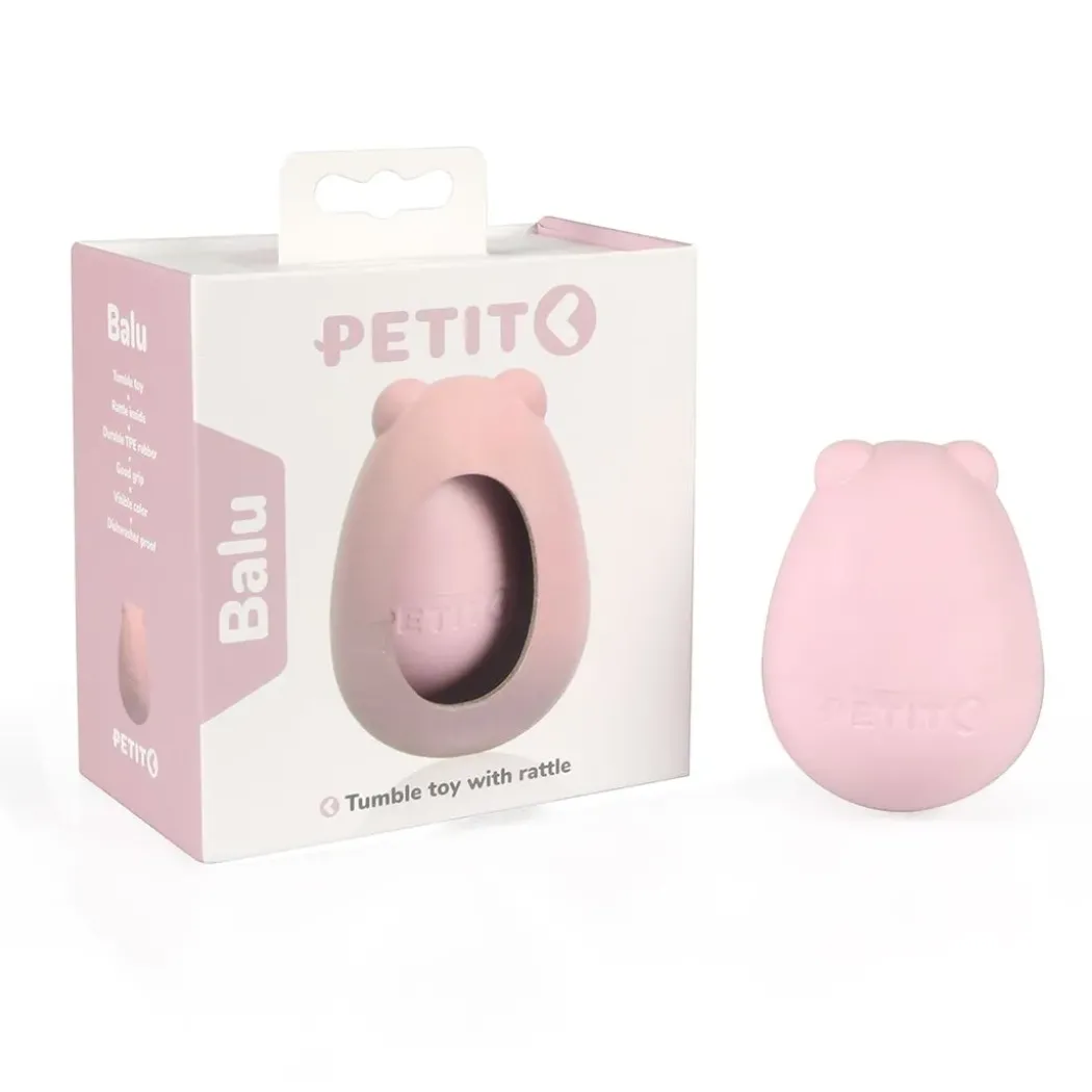 PETIT Hvalpelegetøj BALU Pink 8x6x6 cm - sød bamse til hvalpe