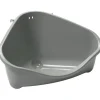 Pets Corner Tray M Grå - hjørnetoilet til gnavere og kaniner