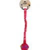 Play-n-tug Ball With Crinkle Pink Cammo 50 cm - Trækkelegetøj til Hund