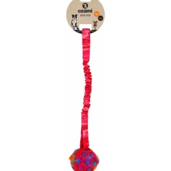 Play-n-tug Ball With Crinkle Pink Cammo 50 cm - Trækkelegetøj til Hund