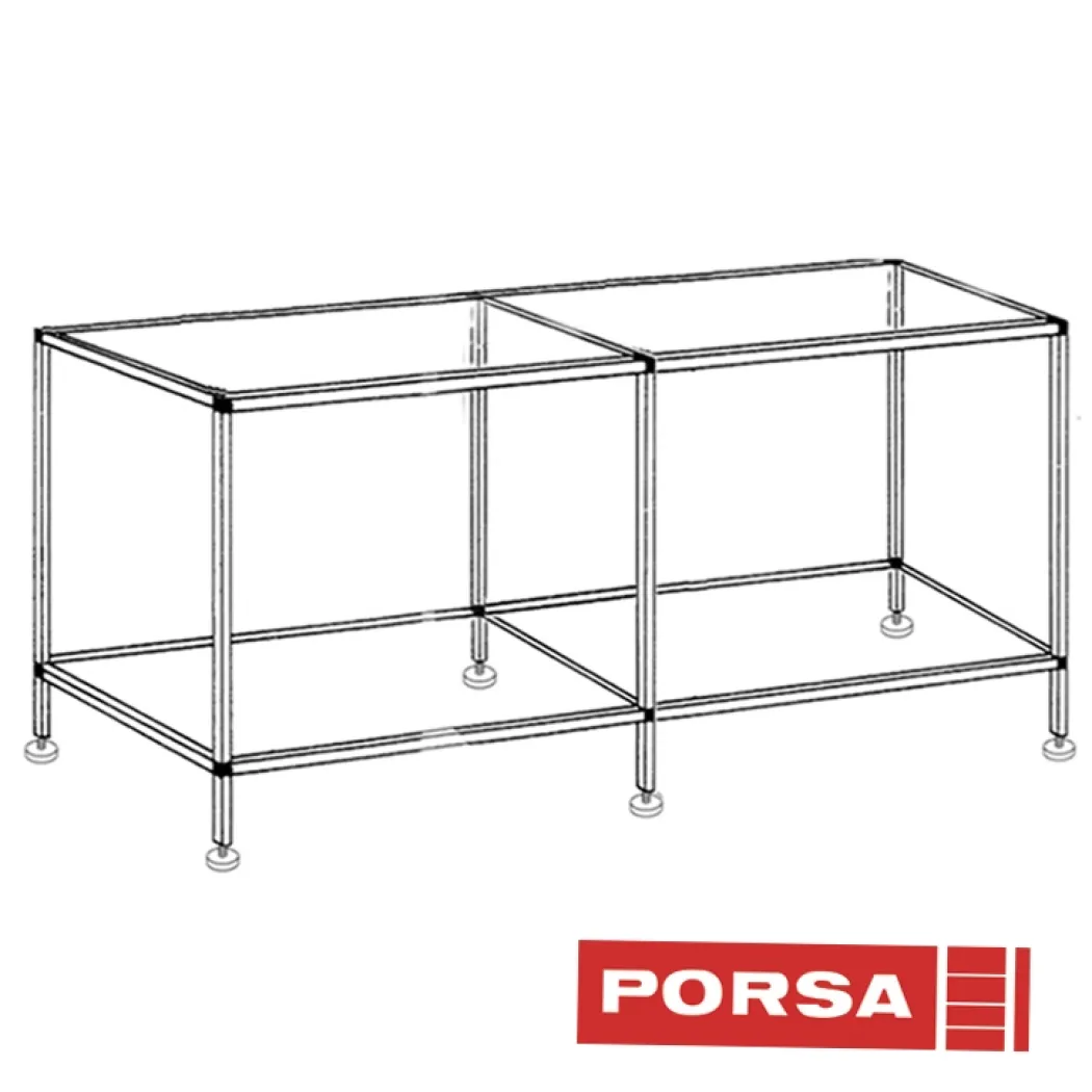 Porsa sort akvariebord 325 liter