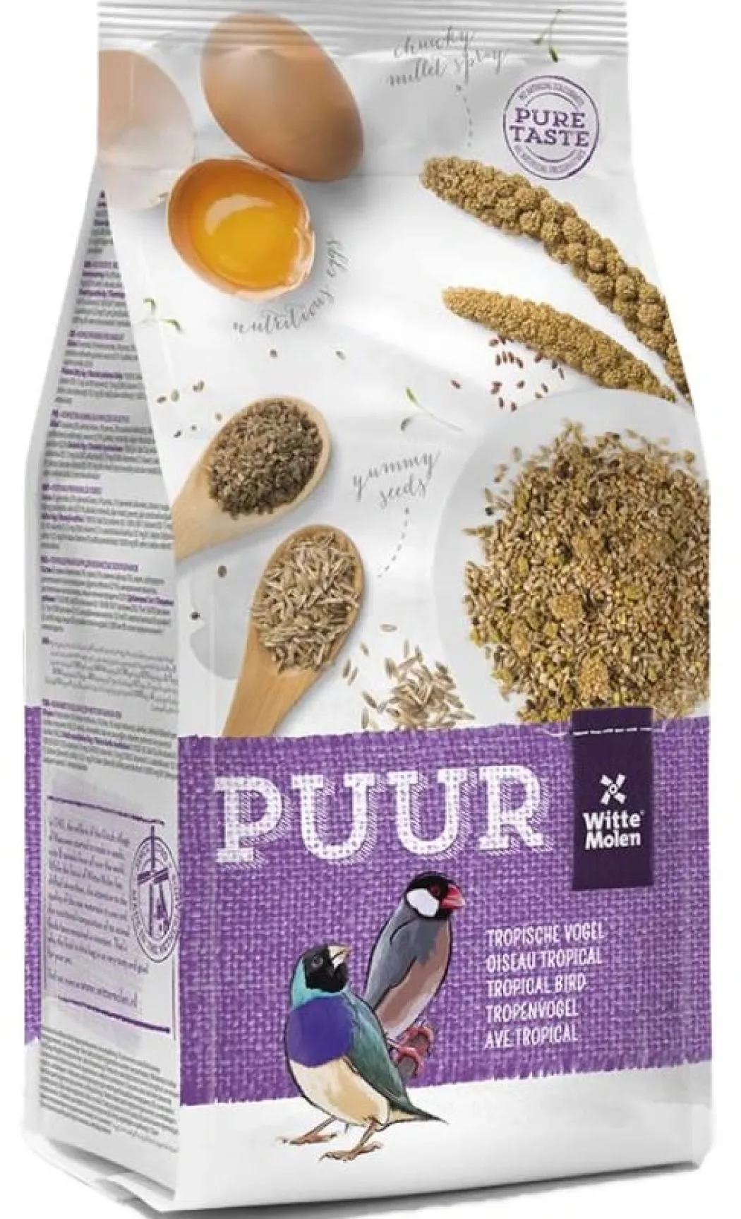 Puur fuglefoder til tropiske fugle 2 kg