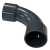 PVC blød vinkel 90 grader 125 mm.