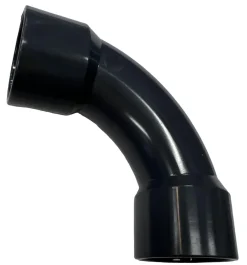 PVC blød vinkel 90 grader 125 mm.