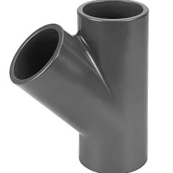 PVC grenrør 45 grader 63 mm