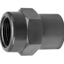 PVC overgangsstykke med gevind 32 x 25 x 3/4 tomme Loc-line