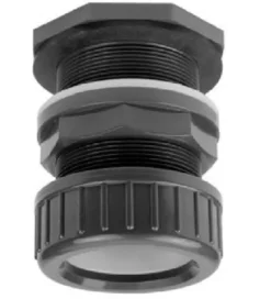 PVC Tankgennemføring med klemmering 40x13/4 tomme