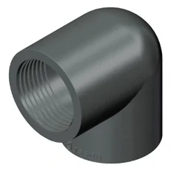 PVC vinkel 90 grader 4 tomme (gevind) 110 mm.