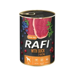RAFI vådfoder and med blåbær og tranebær 400 g