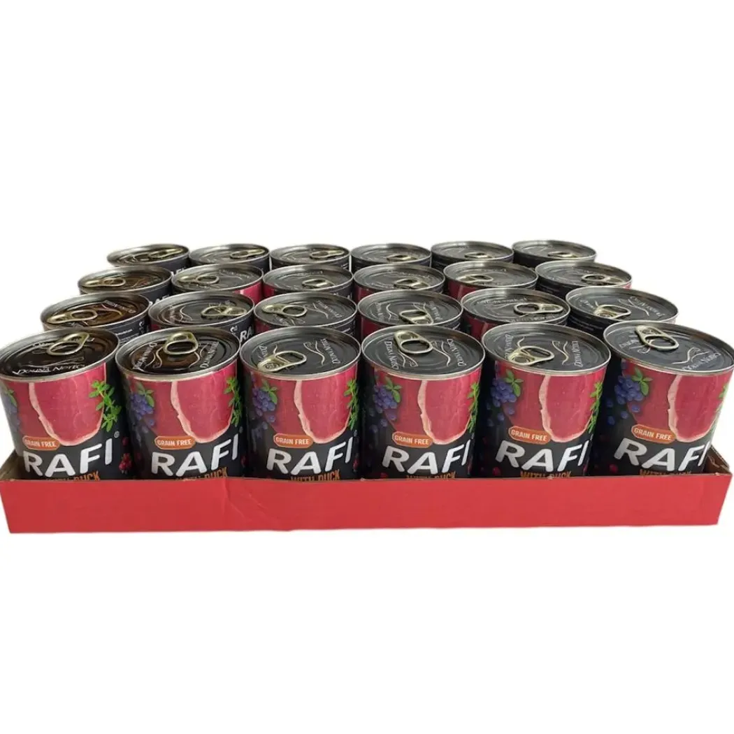 RAFI vådfoder and med blåbær og tranebær 400 g