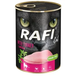 RAFI Vådfoder til Katte Paté med Kalkun 400 g.