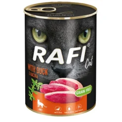 RAFI Vådfoder til Katte Paté med And 400 g.