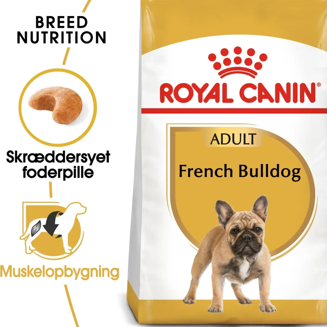 Royal Canin French Bulldog Adult 9 kg - tørfoder til voksne hunde