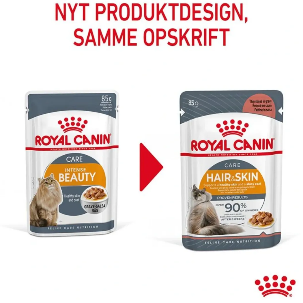 Royal Canin Hair & Skin Jelly - vådfoder 85 g