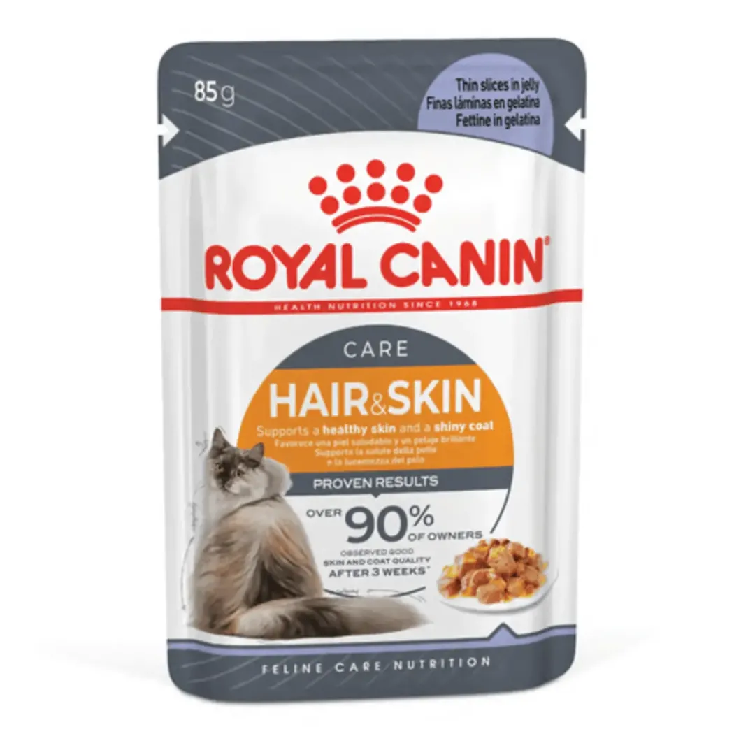 Royal Canin Hair & Skin Jelly - vådfoder 85 g