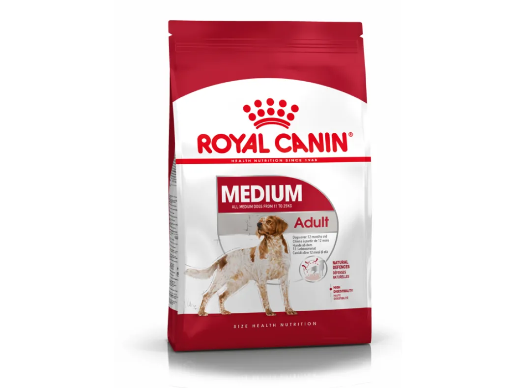 Royal Canin Medium Adult 10 kg - hundefoder til voksne mellemstore hunde