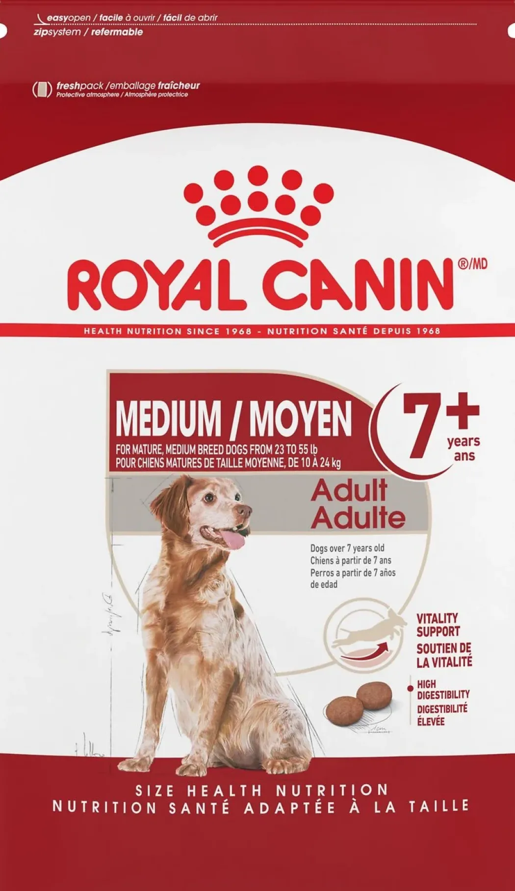 Royal Canin Medium Adult 7+ 15 kg - hundefoder til mellemstore ældre hunde