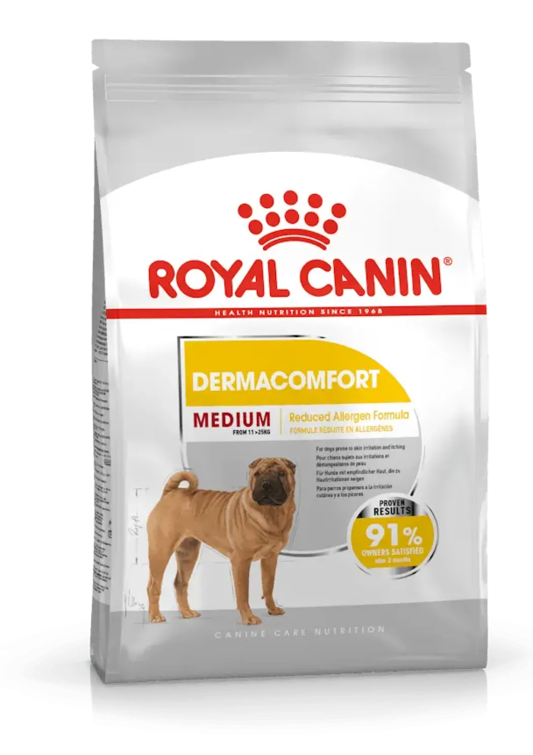 Royal Canin Medium Dermacomfort 3 kg - hundefoder til sart hud