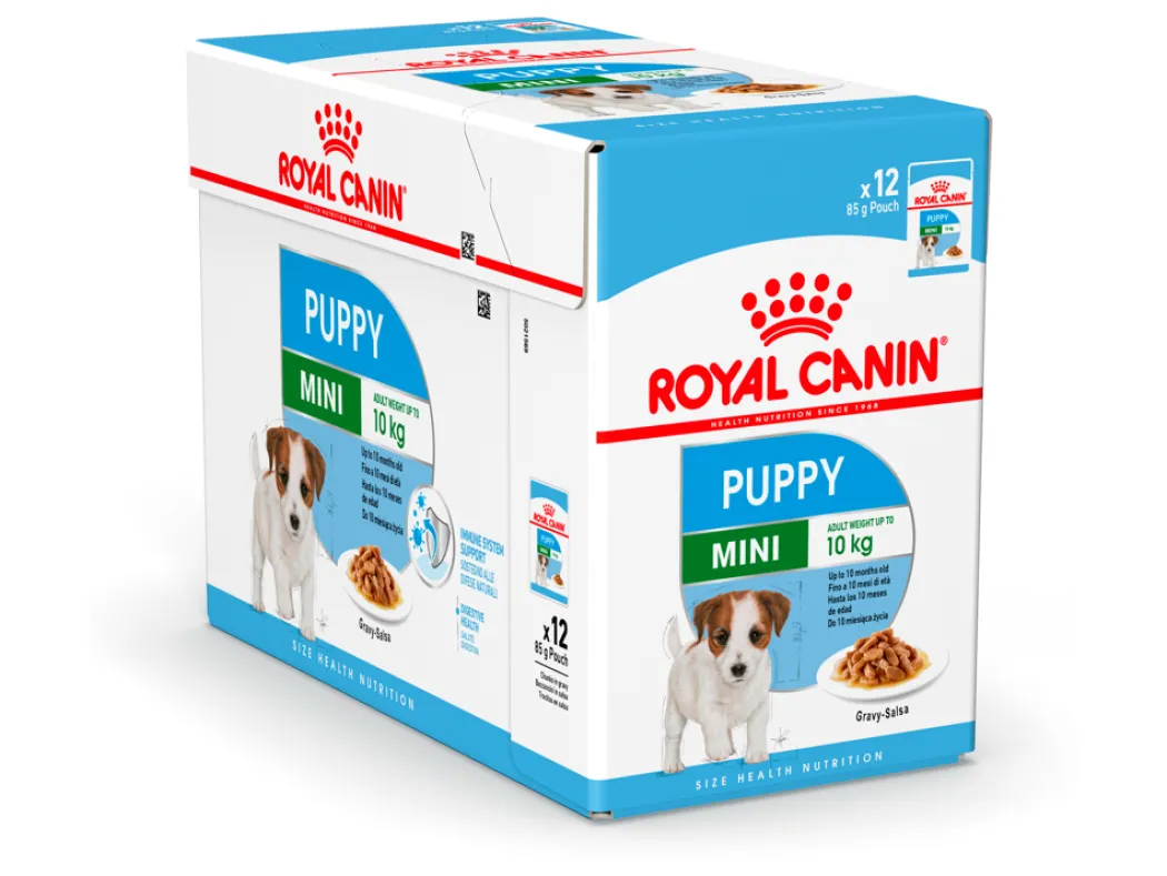 Royal Canin Mini Puppy vådfoder 12 x 85 g - nærende hvalpemad
