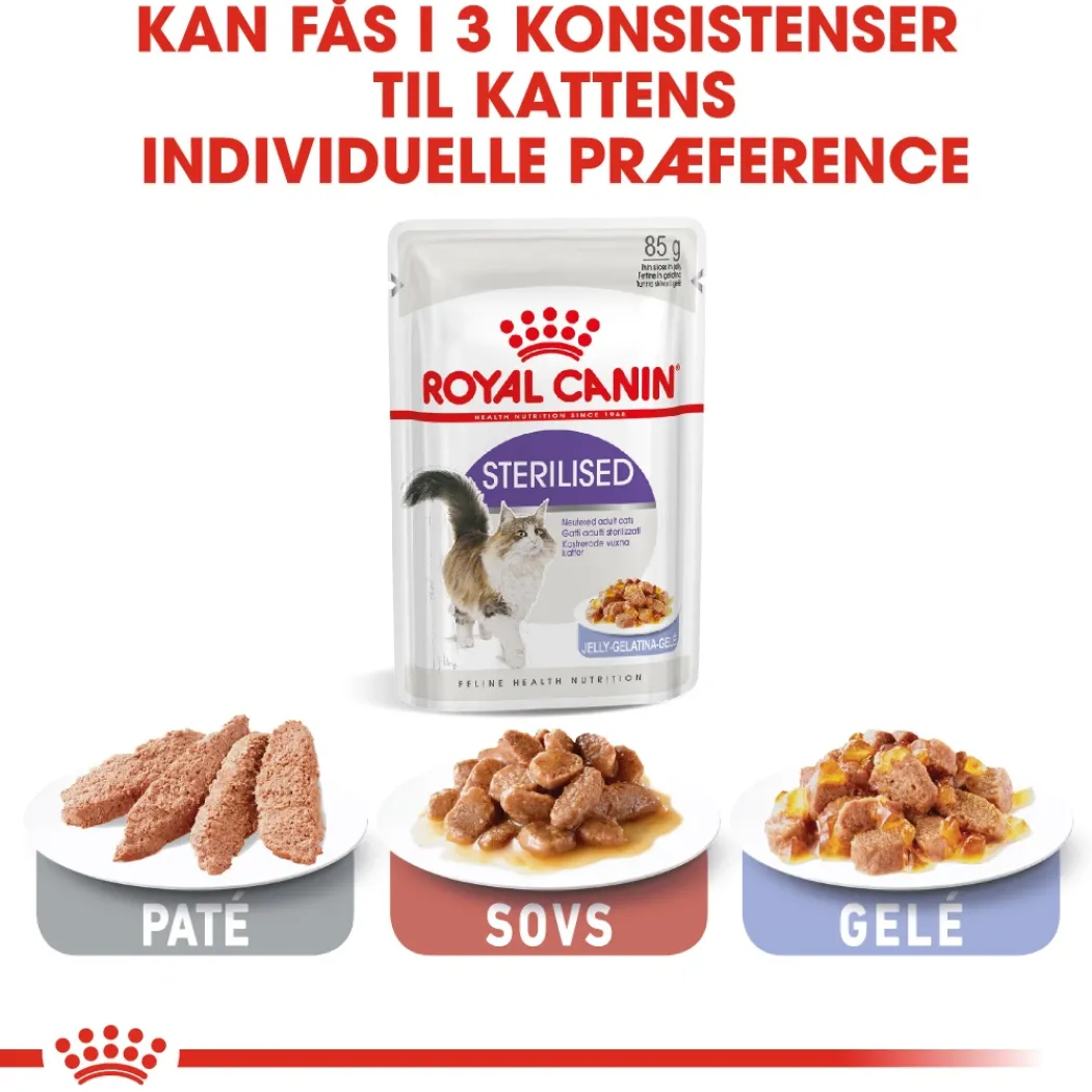Royal Canin Sterilised Jelly - vådfoder 85 g