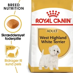 Royal Canin West Highland White Terrier Adult 3 kg - tørfoder til Westie
